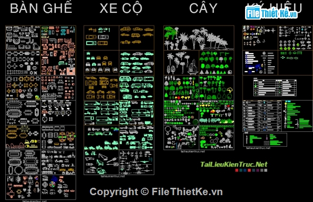 File cad,thư viện Autocad,2D nội thất,mẫu hình cho bản vẽ cad